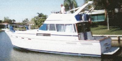princess2 ed's boat abeam